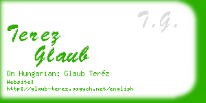terez glaub business card